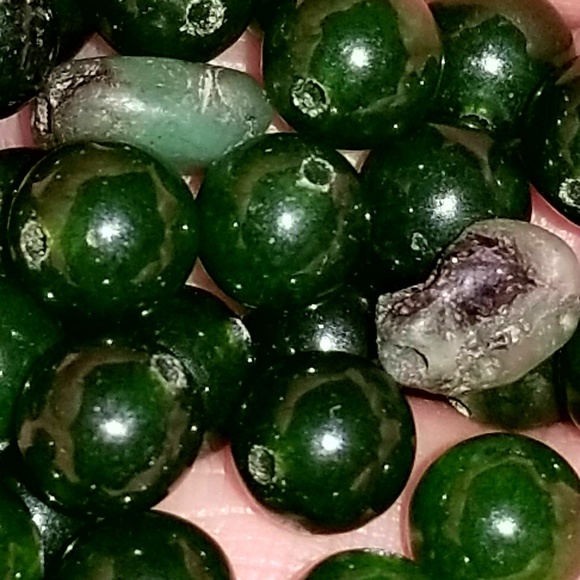 Nautical Emerald Earrings - Pierced - (#E-077) - Picture 6 of 6